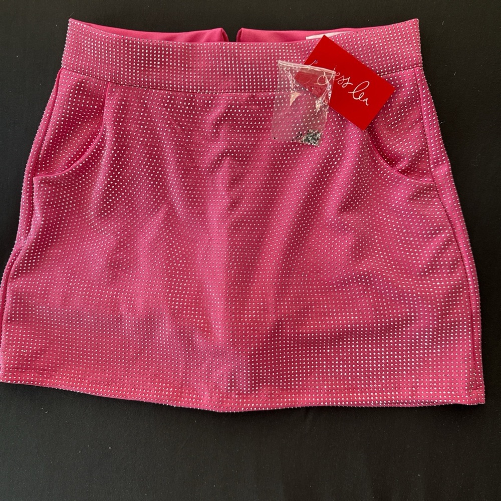 Pink Rhinestone Embellished Skirt size M